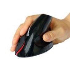 2.4G Wireless Vertical Ergonomic Optical Mouse, 800 / 1200 /1600DPI, 5 Buttons - Black