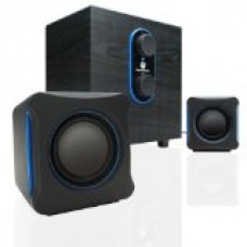 GOgroove SonaVERSE LBr USB Powered 2.1 Computer Speaker System w/ Bass Subwoofer & Dual Stereo Satellite Speakers for Dell , Toshiba , Samsung , HP , Asus , Acer , Lenovo , Sony and More Laptop and Desktop PCs