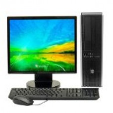 HP Desktop Core 2 Duo 3.00GHZ 4GB 1TB DVD Windows 7 PRO 64 Bit , WIFI ,19