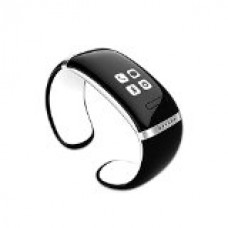 Smart Bluetooth Sport Watch Bracelet Speaker Call Id for Android Cell Phone (White)