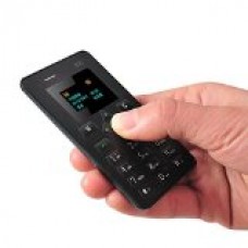 Fsmart®M5 Mini Card Cell Phone 1.0'lcd Ultra Slim Student Version Smartphone Partner(Black)