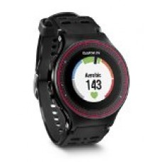 Garmin Forerunner 225 GPS Running Watch with Wrist Based Heart Rate and Colour Display - Black/Red