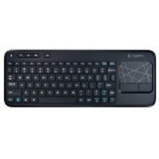 Logitech Wireless Touch Keyboard K400 with Built-In Multi-Touch Touchpad, Black