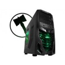 Ironside Minion - Budget Gaming PC Black/Green Desktop Computer 5 Year Warranty