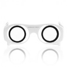 Virtual Reality Goggles Goggle Tech C1-Glass 3D Glasses for 3D Images & Videos on Android & iOS Smartphones (White)