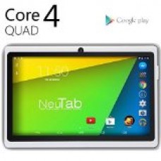 NeuTab® N7 Pro 7'' Quad Core Google Android 4.4 KitKat Tablet PC, 1024X600 Display, Bluetooth, HD Dual Camera, Google Play Pre-loaded, 3D-Game Supported (White)