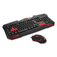Redragon S101 VAJRA USB Gaming Keyboard, CENTROPHORUS USB Gaming Mouse, Keyboard Set