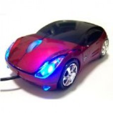 DragonPad Ferrari Car Shaped Optical USB Mouse Red