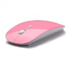 Tenflyer Optical Wireless Mouse 2.4G Receiver Ultra-thin Mouse for Computer PC Laptop Desktop (Pink)