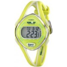 Timex Women's T5K656 Ironman Sleek 50-Lap Lime Resin Watch