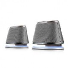Satechi® Dual Sonic Speaker 2.0 Channel Computer Speakers (Silver) for Apple Macbook Pro , Air / Asus / Acer / Samsung / Dell/ Toshiba / HP / Sony Vaio and More